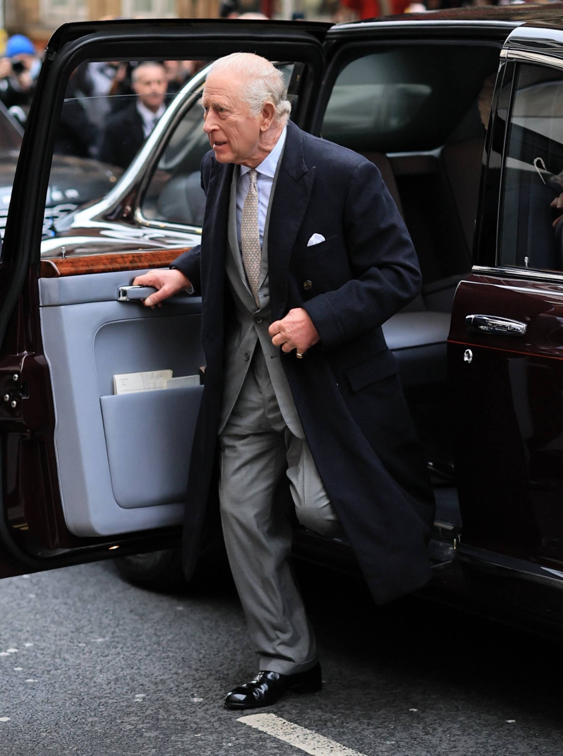 El rey Carlos III en la London Fashion Week. (Foto: Gtres)