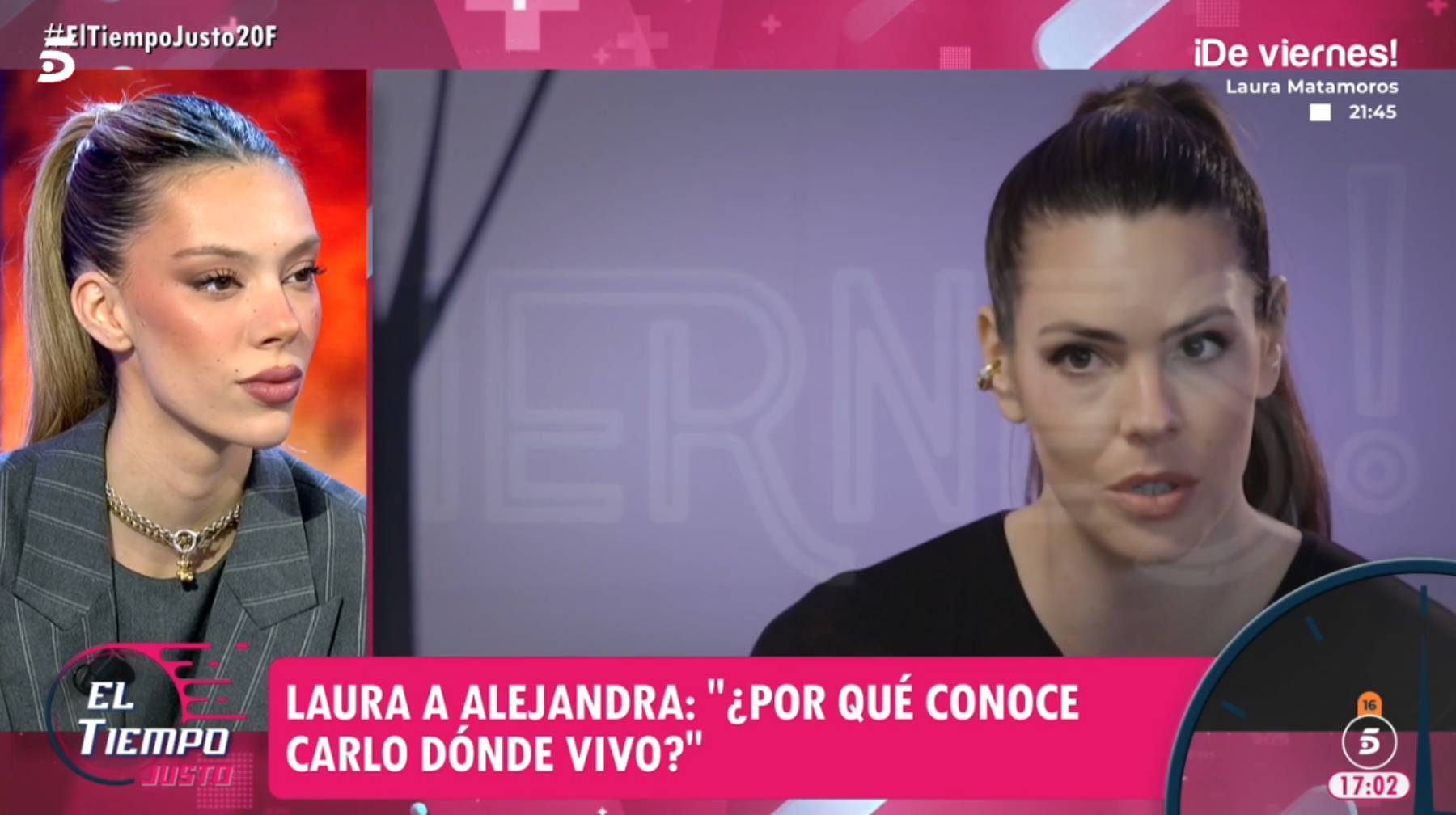 Alejandra Rubio en 'El tiempo justo'. (Foto: Telecinco)