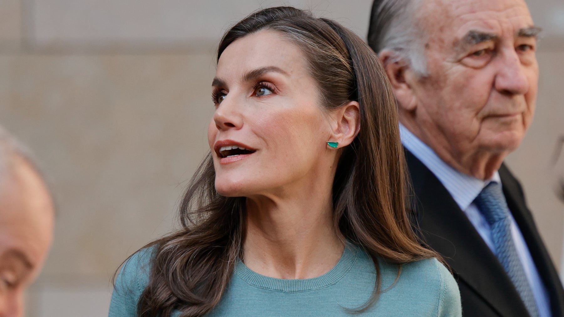 La Reina Letizia en su viaje a Huesca. (Foto: Gtres)