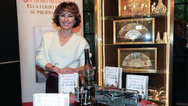 Sonsoles &Oacute;nega en la presentaci&oacute;n de la novela. (Foto: Gtres)