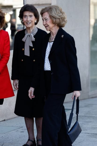 La Reina Sof&iacute;a con Paloma O'Shea. (Foto: Gtres)