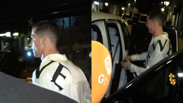Cristiano Ronaldo en el Vega Club. (Fotos: Gtres)