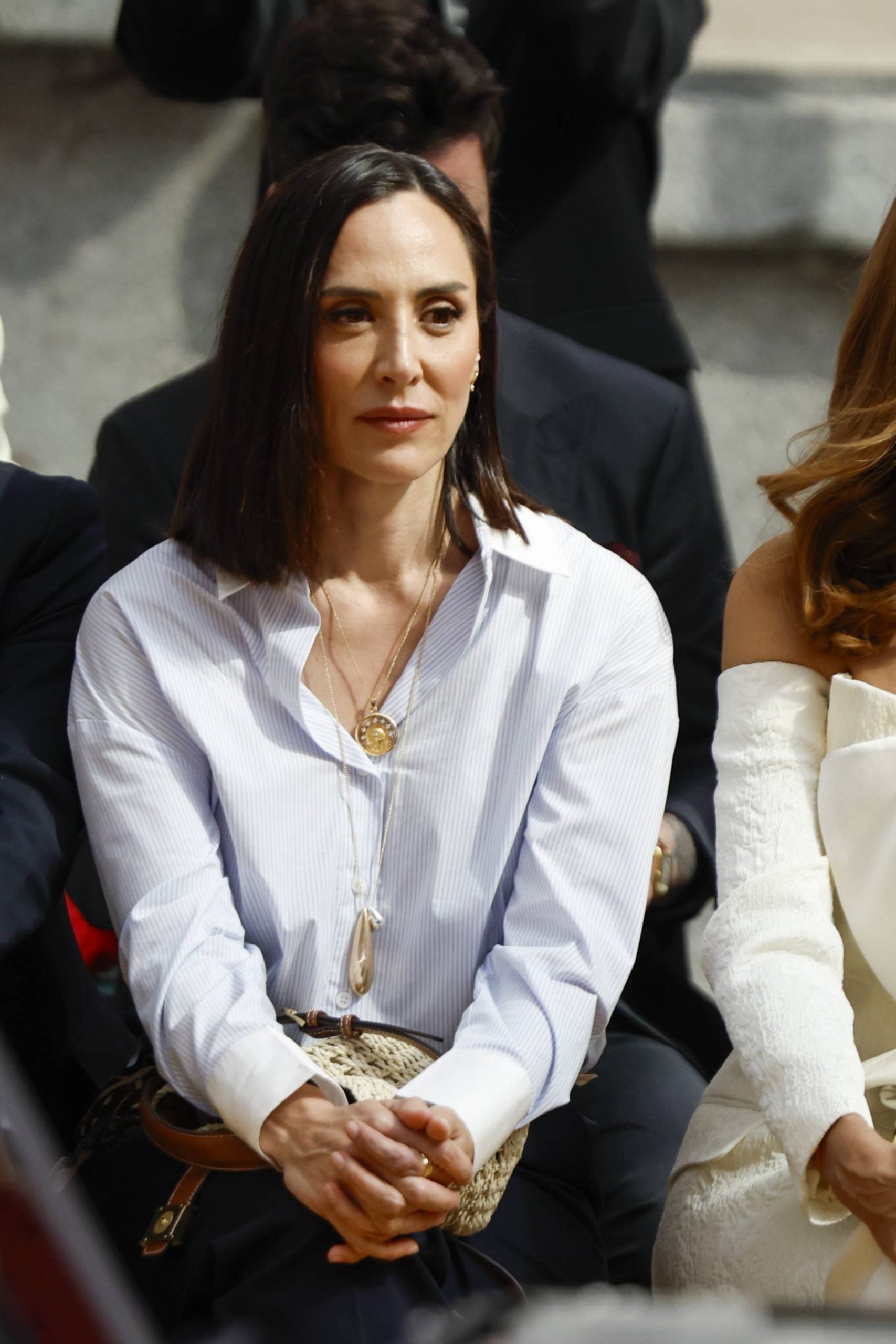 Tamara Falc&oacute; en la MBFWM. (Foto: Gtres)
