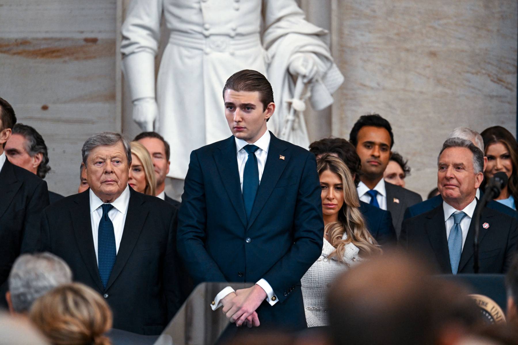 Barron Trump en un acto oficial. (Foto: Gtres)