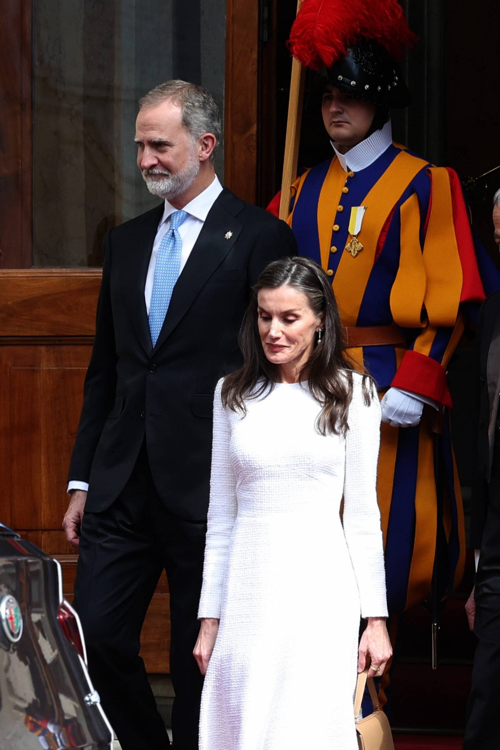 Los Reyes Felipe y Letizia en un acto oficial. (Foto: Gtres)
