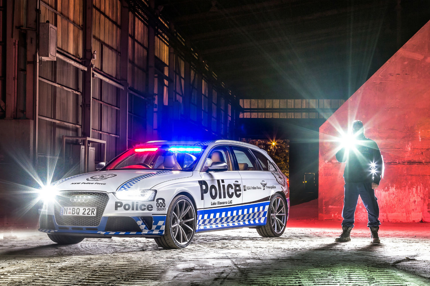 Audi RS4 policia 2