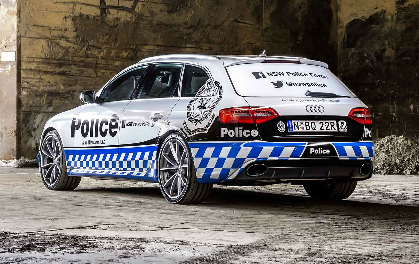 Audi RS4 policia 3