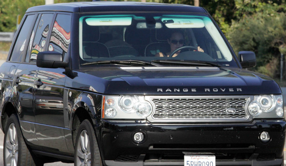 Angelina Jolie Range Rover