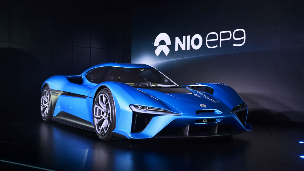 El NIO EP 9 es un nuevo superdeportivo eléctrico.