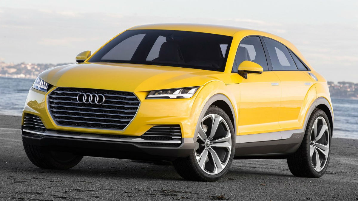 El Audi TT Offroad Concept, presentado en el Salón de Pekín de 2014, es el precursor de lo que será el nuevo Audi Q4, cuya llegada está prevista para 2019.