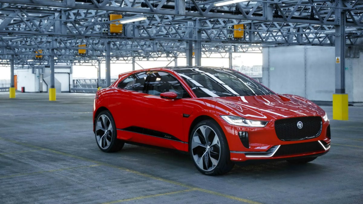 El Jaguar I-Pace circula como prototipo por Londres.