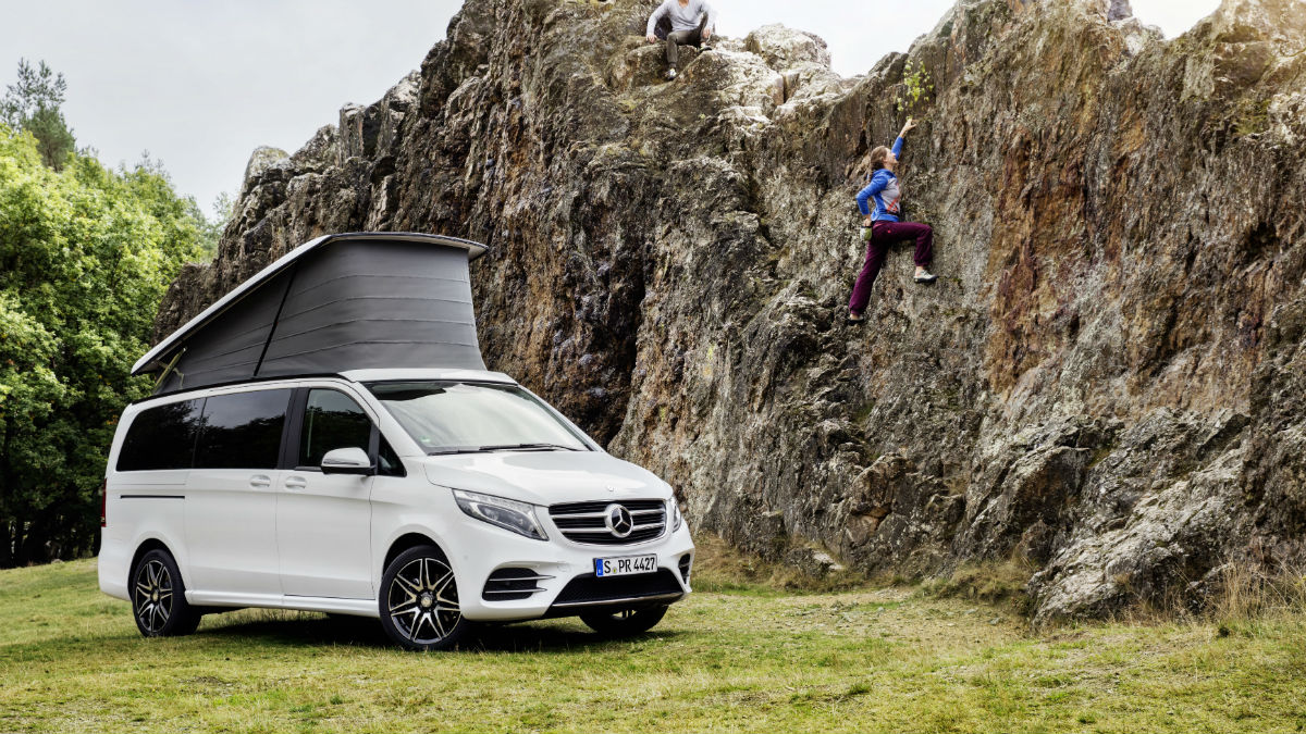 Mercedes presenta la nueva Marco Polo Horizon, la variante más adecuada para las familias más aventureras.