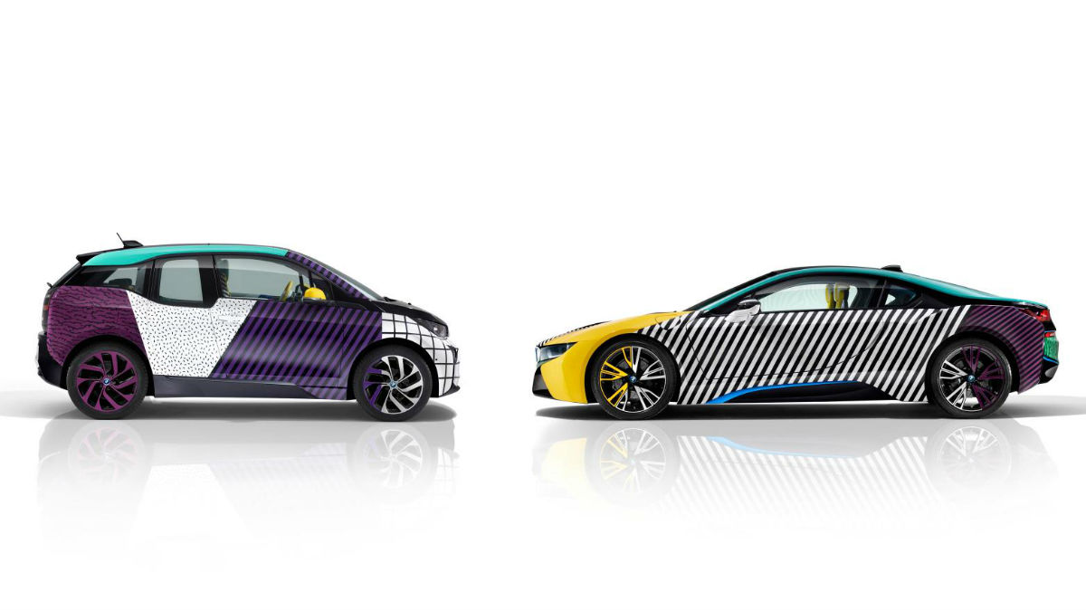 Garage Italia Customs y BMW han presentado las versiones más coloridas de los modelos i8 e i3,