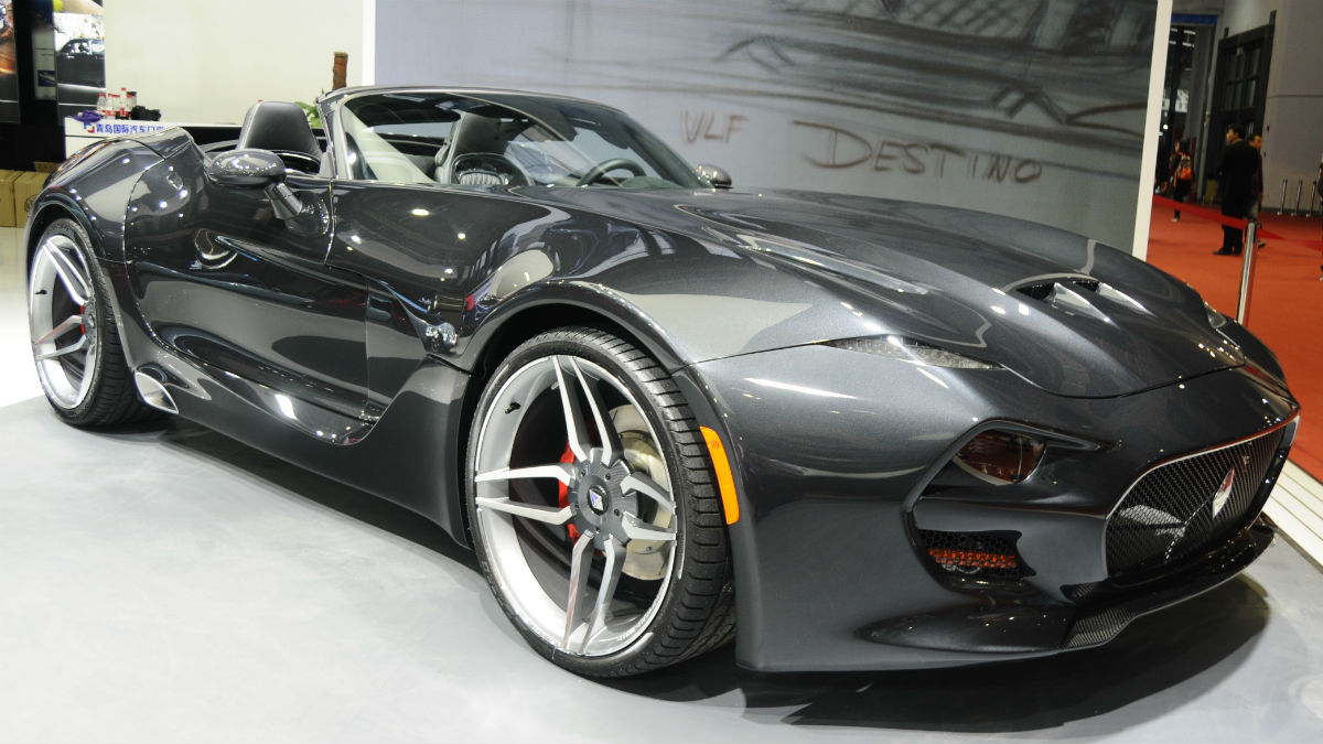 El nuevo Fisker VLF F1 V10 Roadster, basado en el Dodge Viper americano, es la última bestia atmosférica que se ha presentado en el Salón de Shanghai.