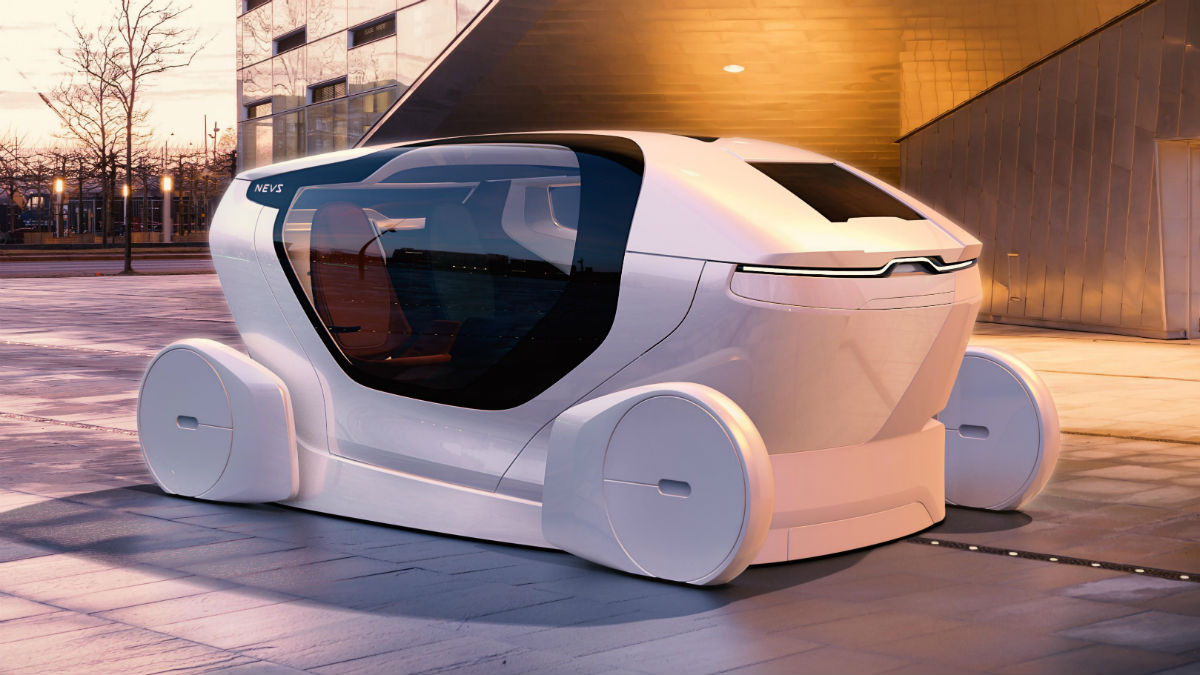El curioso aspecto del NEVS InMotion Concept encierra dentro de sí uno de los vehículos más tecnológicos de todos los tiempos.