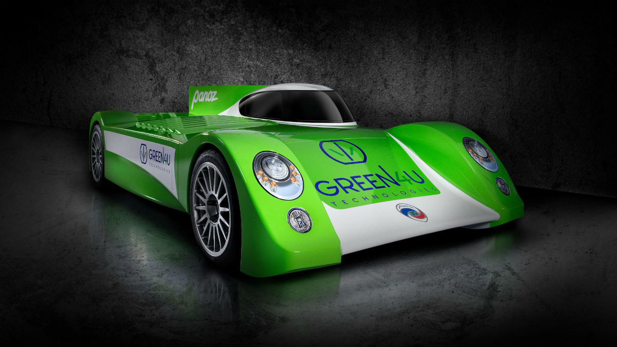 El GT-EV podría convertirse en el primer coche de carreras eléctrico en tomar parte en las míticas 24 horas de Le Mans.