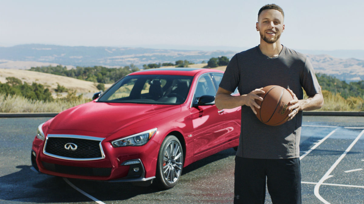 Infiniti ha anunciado el fichaje de Stephen Curry, que hará las veces de embajador de la marca.