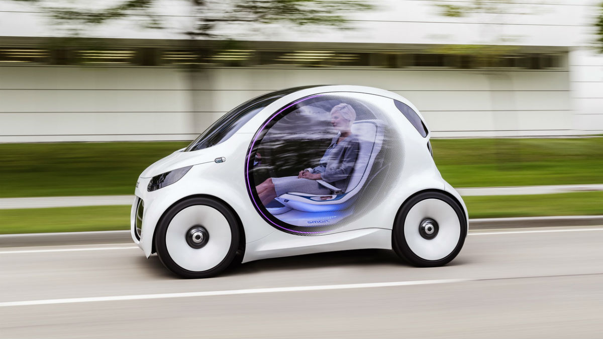 El nuevo Smart Vision EQ ForTwo Concept es la solución que propone el grupo Daimler para el ‘carsharing’ del futuro.