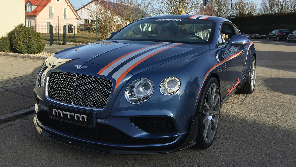 MTM se ha puesto manos a la obra con el Bentley Continental GT para crear una bestia de nada más y nada menos que 772 CV de potencia.