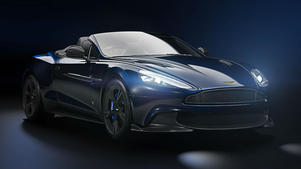 Aston Martin ha presentado el aspecto definitivo del Vanquish S Volante que ha diseñado la estrella de la NFL Tom Brady.