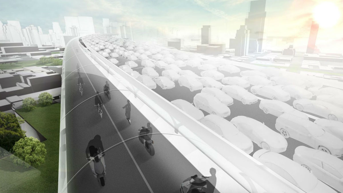 El proyecto BMW Vision E³ Way es la visión de la marca alemana acerca de cómo solucionar los problemas de circulación de las grandes ciudades.