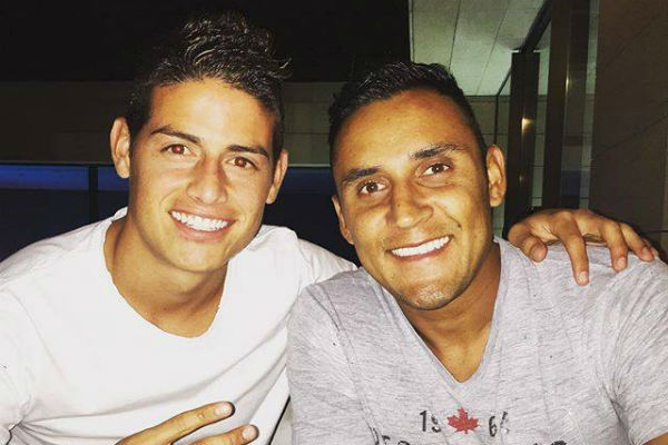 James y Keylor serán rivales en la Copa América Centenario.