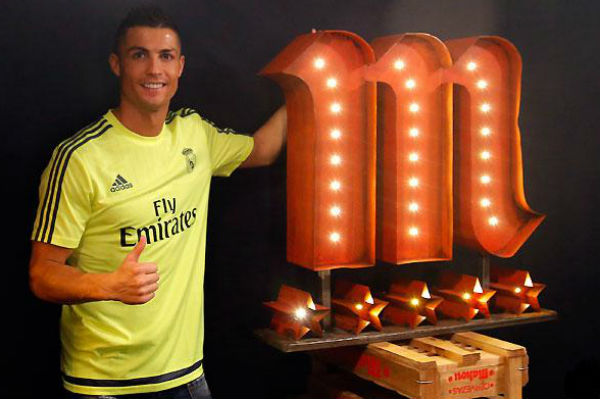 Cristiano Ronaldo, durante un evento publicitario.