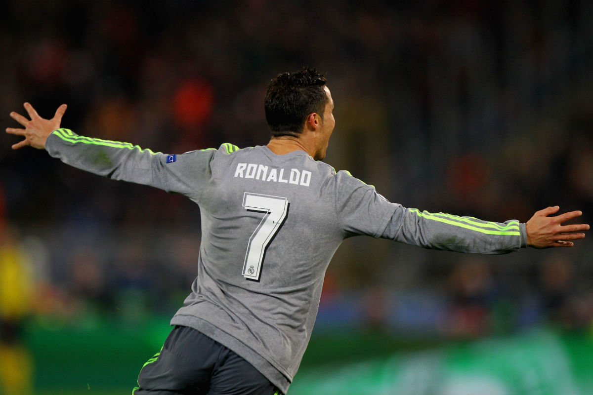 Cristiano Ronaldo abrió el marcador contra la Roma. (Getty)