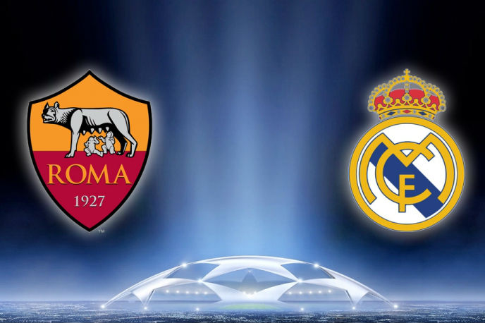 Roma y Real Madrid se enfrentan en los octavos de final de la Champions League.