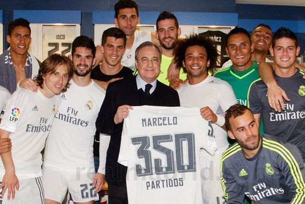 Marcelo cumple 350 partidos: «Estoy cumpliendo un sueño de niño»