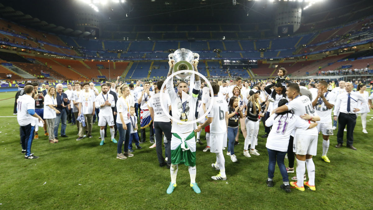 Así celebró el Madrid el título. (Reuters)