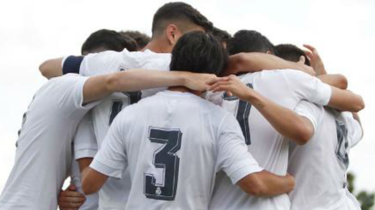 El Juvenil A celebra el pase a las semifinales de la Copa del Rey. (Realmadrid.com)