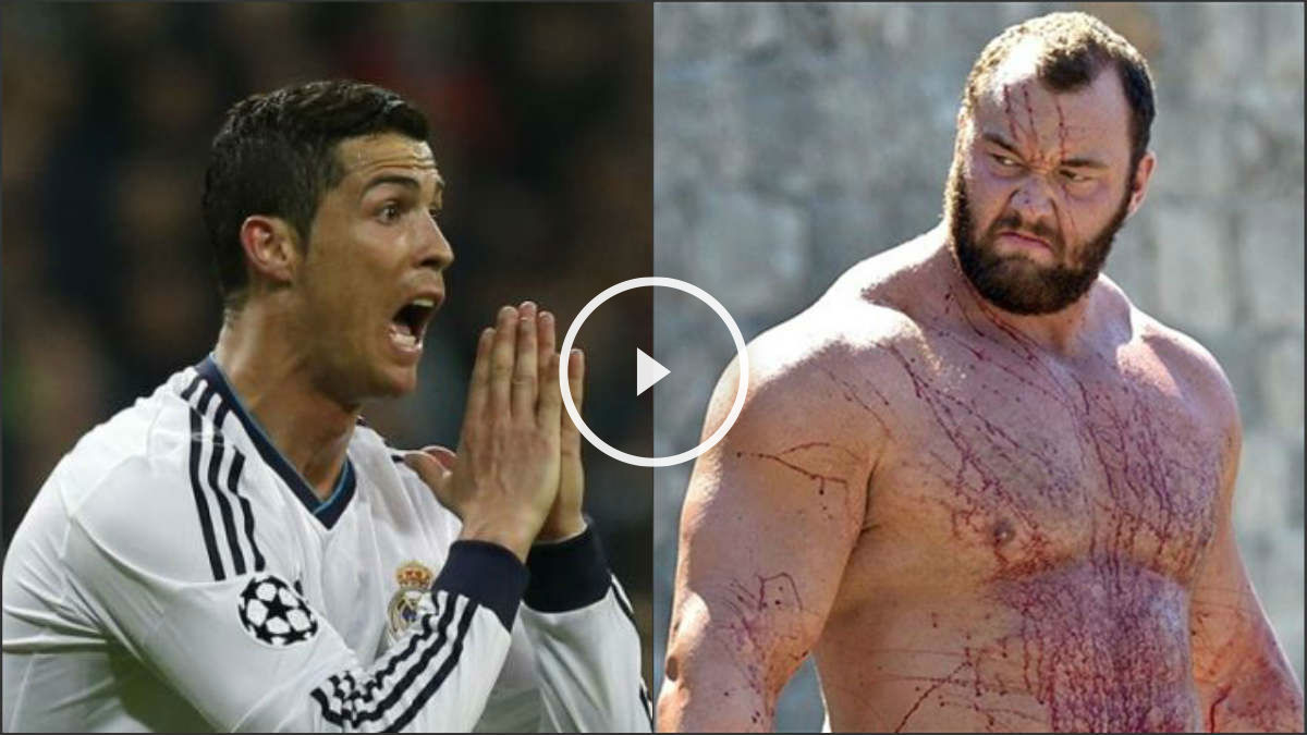 La Montaña amenaza a Cristiano Ronaldo.
