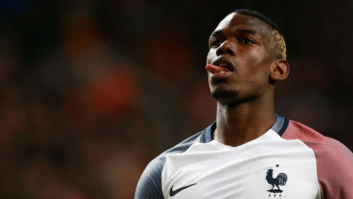 Pogba, en un partido con Francia. (Getty)