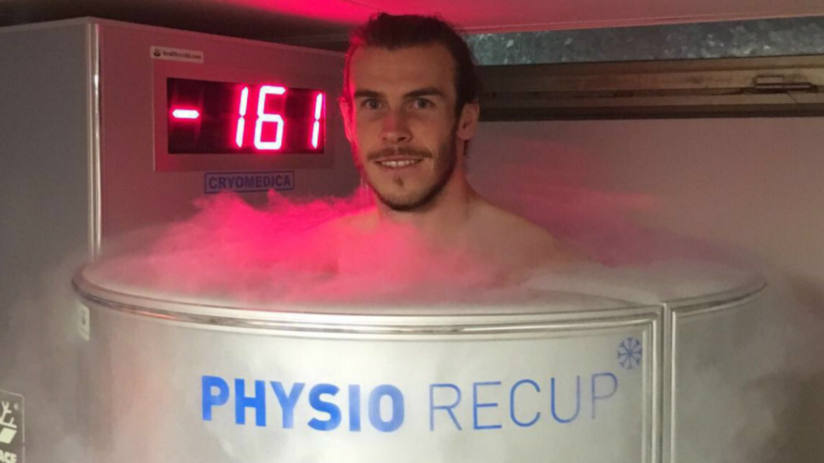 Así se recupera Bale.