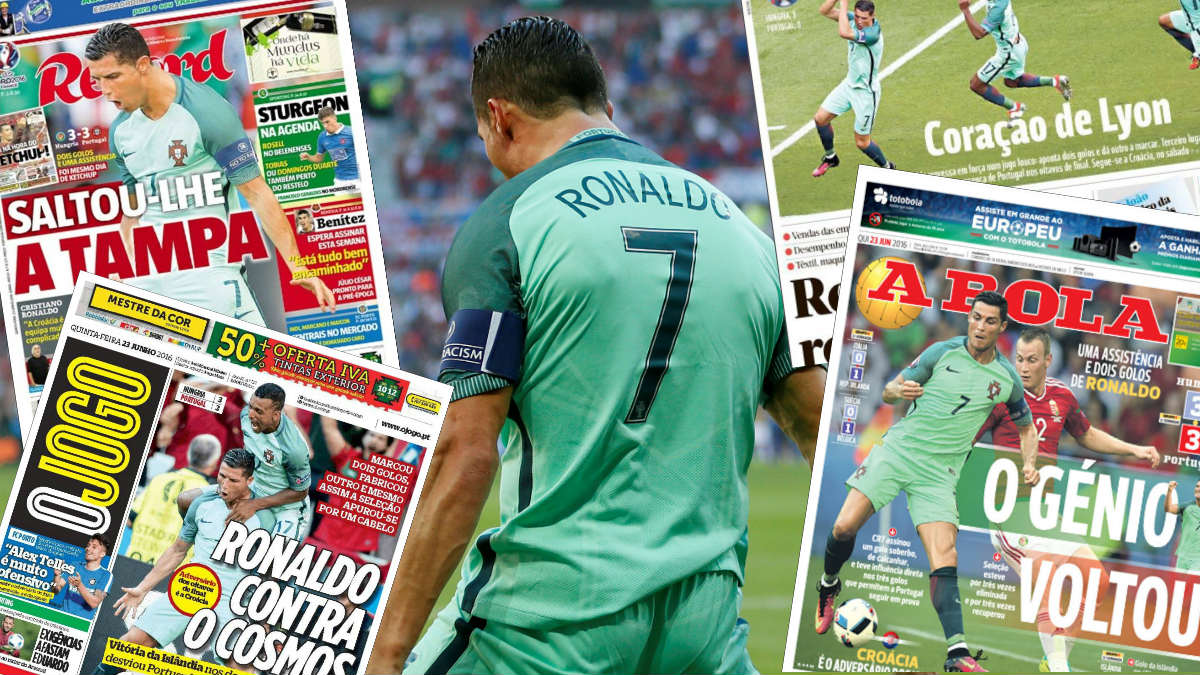 Cristiano Ronaldo, protagonista de las portadas en Portugal.