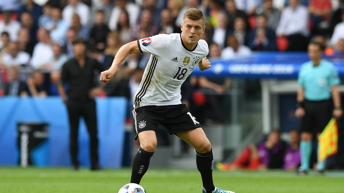 Toni Kroos, en un partido con Alemania. (Getty)