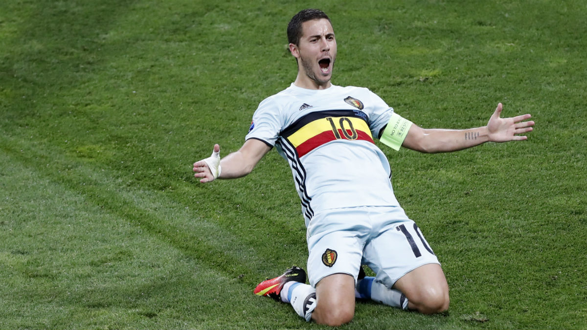 Hazard hizo un partidazo contra Hungría. (Reuters)