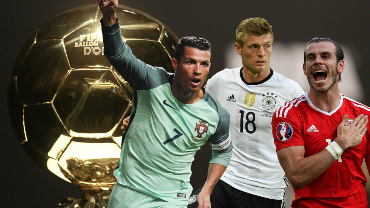 Bale, Kroos y Cristiano, favoritos al Balón de Oro.