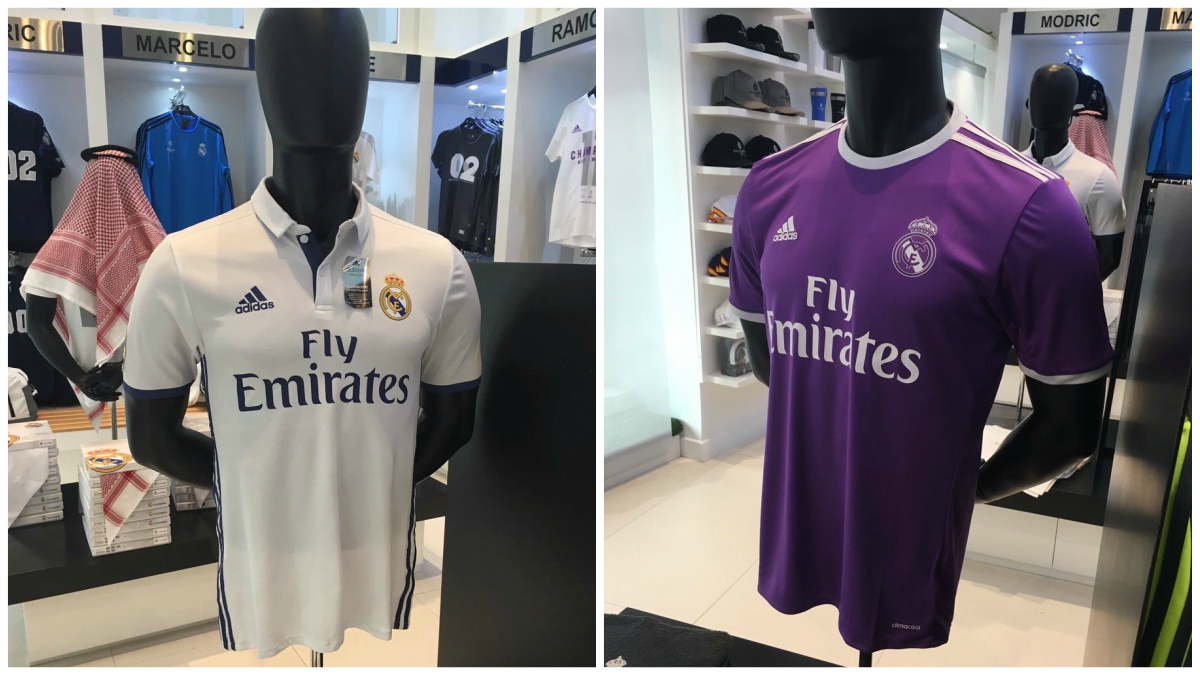 Las camisetas del Real Madrid ya están a la venta en Emiratos Árabes.