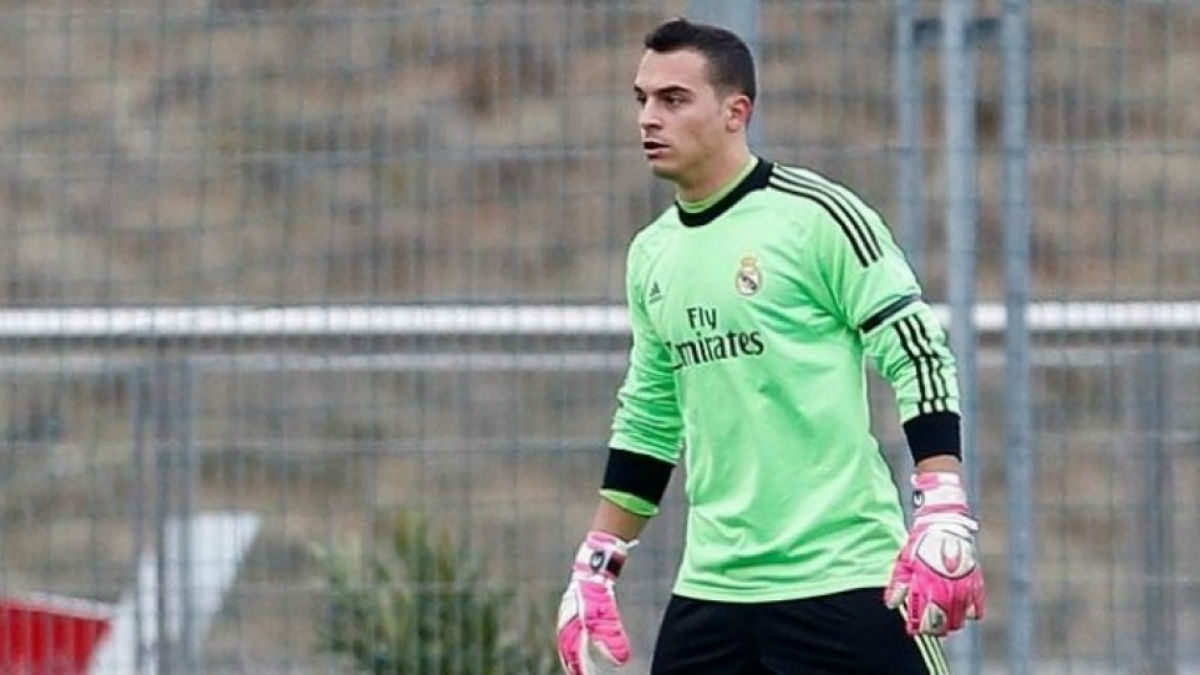 Alfonso Herrero jugando en el Real Madrid. (Realmadrid.com)