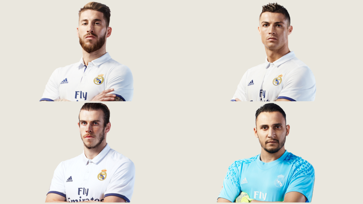 Así le quedan a los jugadores del Real Madrid la nueva camiseta