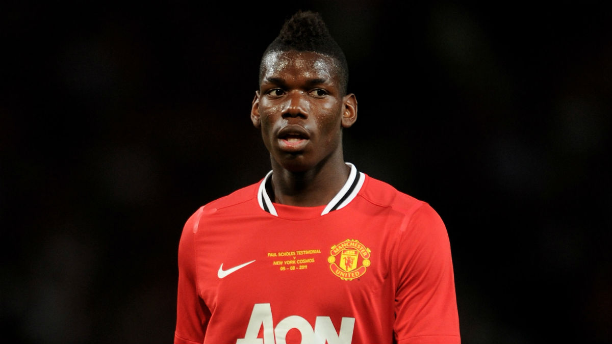 Pogba, en su anterior etapa en el Manchester United. (Getty)