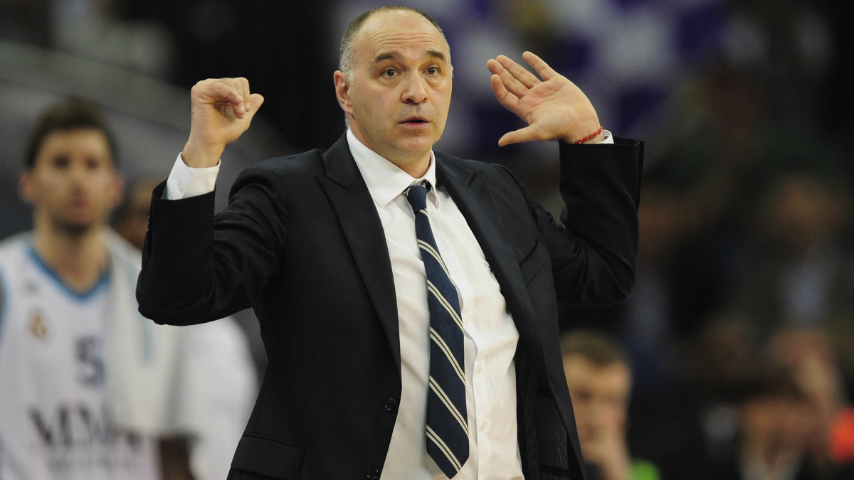 Pablo Laso, en un partido con el Madrid. (Getty)