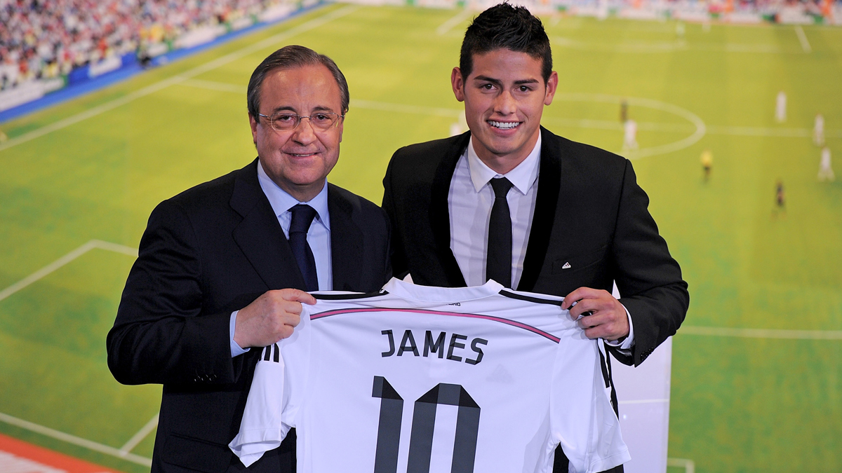 James Rodríguez fue el último fichaje ‘galáctico’ del Real Madrid.