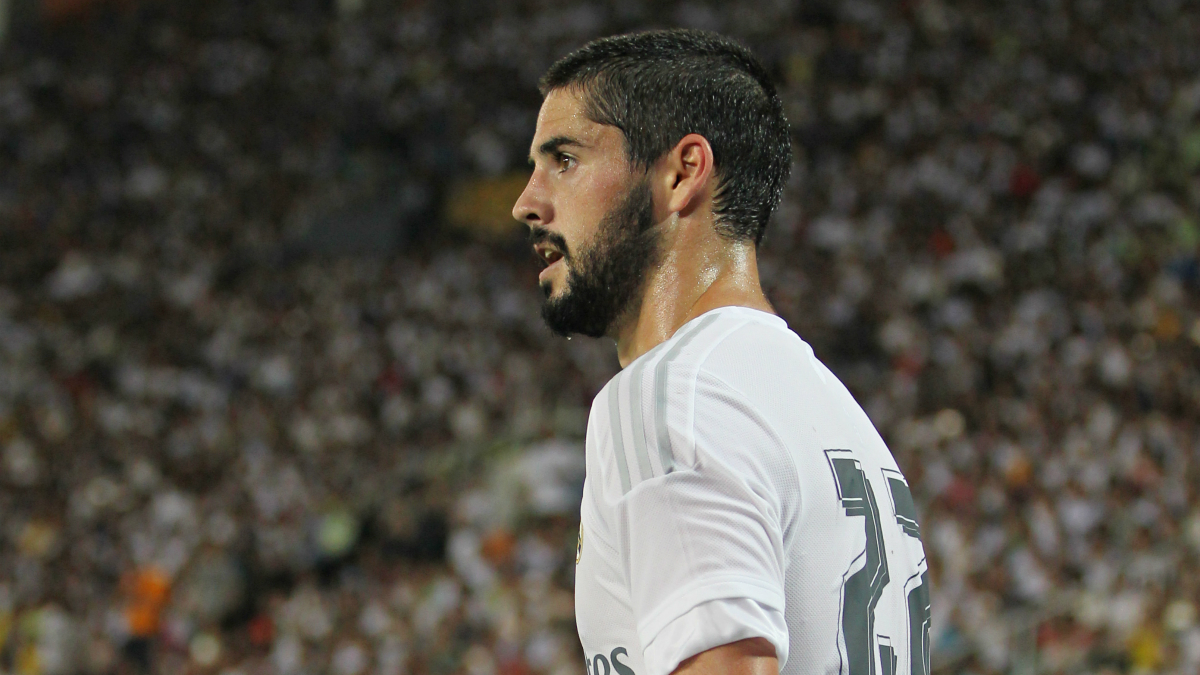 Isco, en un partido con el Real Madrid. (Getty)