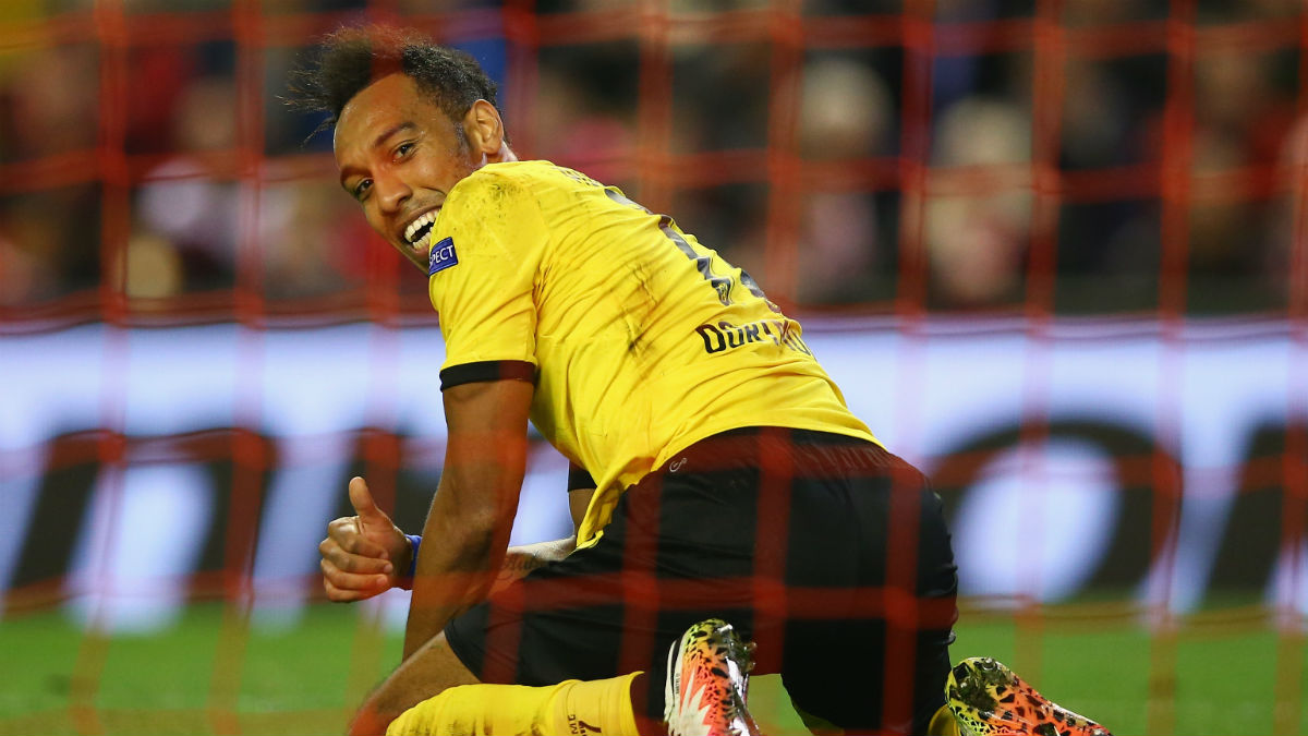 Aubameyang sólo quiere jugar en el Real Madrid. (Getty)