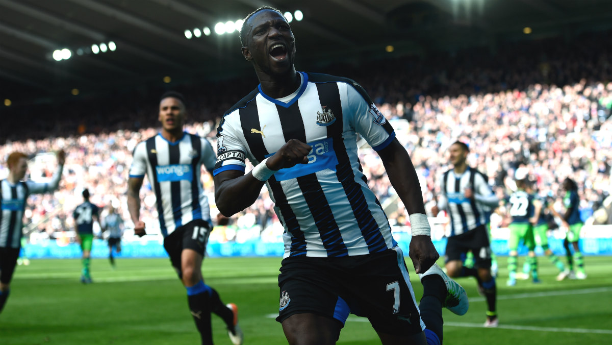 Sissoko celebra un gol con el Newcastle. (Getty)