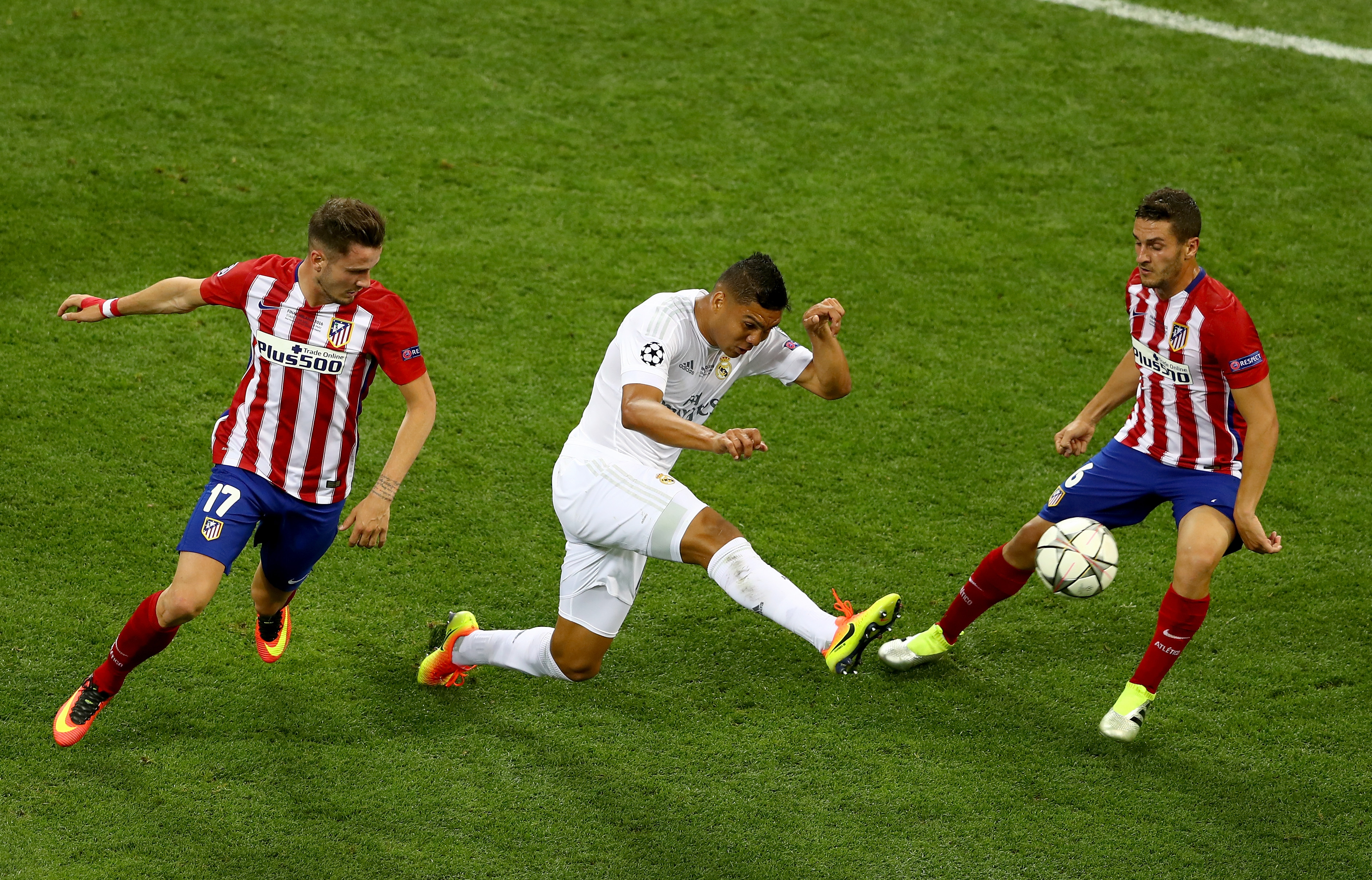 La última final de Champions entre Real Madrid y Atlético. (Reuters)