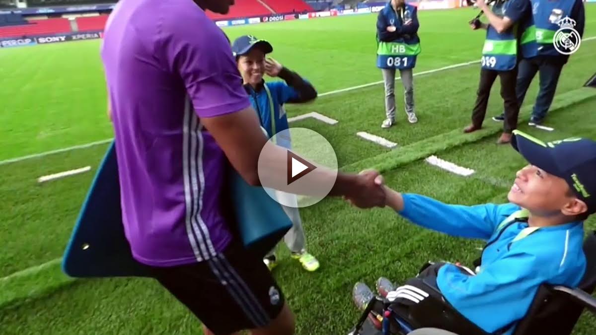 Ali, el joven madridista que cumplió su sueño.